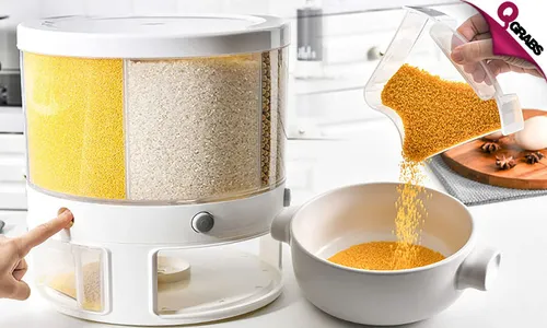 6-Slot Rotating Grain Dispenser!